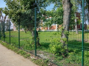 3D заборы для школы 90 метров фото в Обухово