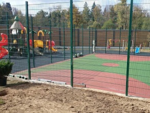 Забор на детскую площадку 50 метров фото в Обухово